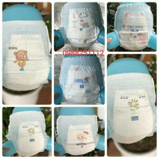 Combo 100c bỉm quần HOME BABY size M/L/Xl/2xl/3XL+tặng 12c