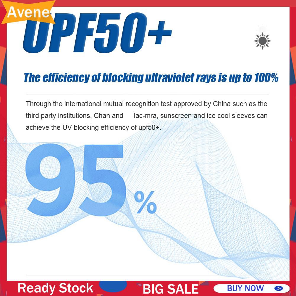 1 Đôi Găng Tay Chống Nắng, Chống Tia Uv, Thoáng Khí, Bảo Vệ Cánh Tay