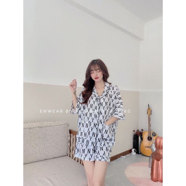 Bộ mặc nhà Pijama Đùi đủ size 55-100kg Cánh Rơi  siêu mềm Mát - Có size Big | BigBuy360 - bigbuy360.vn