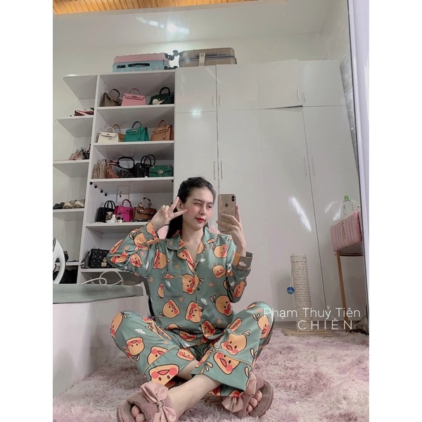 TAY DÀI THIẾT KẾ MỚI VỀ MẪU HOT HIT —— LỤA LATIN TÀU BAO ĐẸP—— HÀNG THIẾT KẾ NHÀ SAM —-KHO CHUYÊN SỈ PIJAMA LỤA CAO CẤP | BigBuy360 - bigbuy360.vn