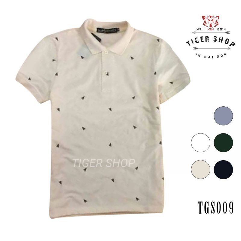 Áo phông nam đẹp họa tiết tay ngắn có cổ Tgs006 | BigBuy360 - bigbuy360.vn