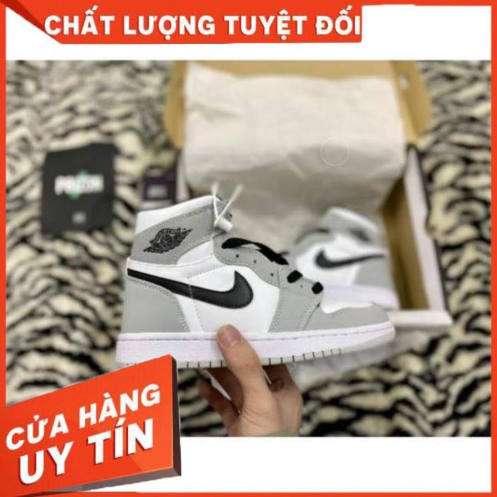 Giày thể thao JD 1 cao cổ xám trắng đen 💦SALE SỐC🌺, Giày air jordan 1 xám cao móc đen nam nữ mới nhất full box bill | BigBuy360 - bigbuy360.vn