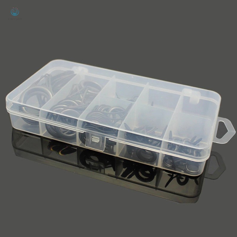 Set 75 khoen cần câu cá bằng thép không gỉ tiện dụng