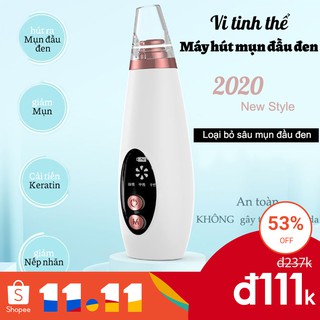 Máy hút mụn đầu đen / mụn nhọt có cổng usb có thể sạc lại 3 chế độ 6 đầu dò tiện dụng