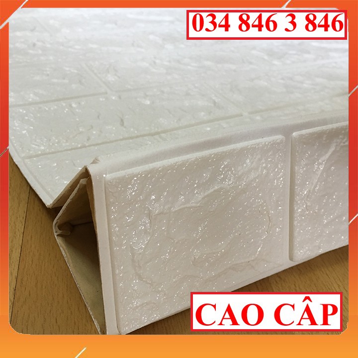 Xốp dán tường ❤️FREESHIP❤️ tấm xốp giả gạch dán tường, cách nhiệt, cách âm, chống ẩm loại 3MM KT 77x70CM | BigBuy360 - bigbuy360.vn