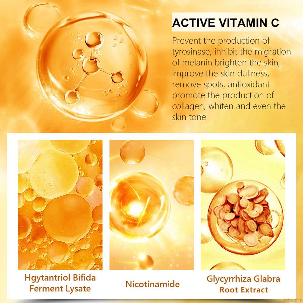(Hàng Mới Về) Kem Vitamin C Dưỡng Ẩm Làm Trắng Sáng Da Chống Nếp Nhăn Và Lão Hóa Cải Thiện Tàn Nhang