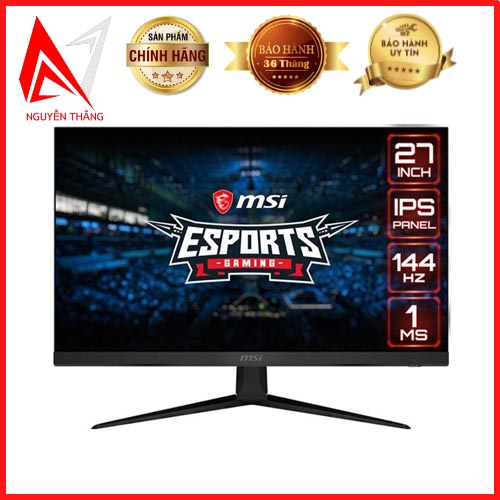 MÀN HÌNH MSI OPTIX G272 GAMING MONITOR – 27 INCH, FHD, IPS, 144HZ, 1MS