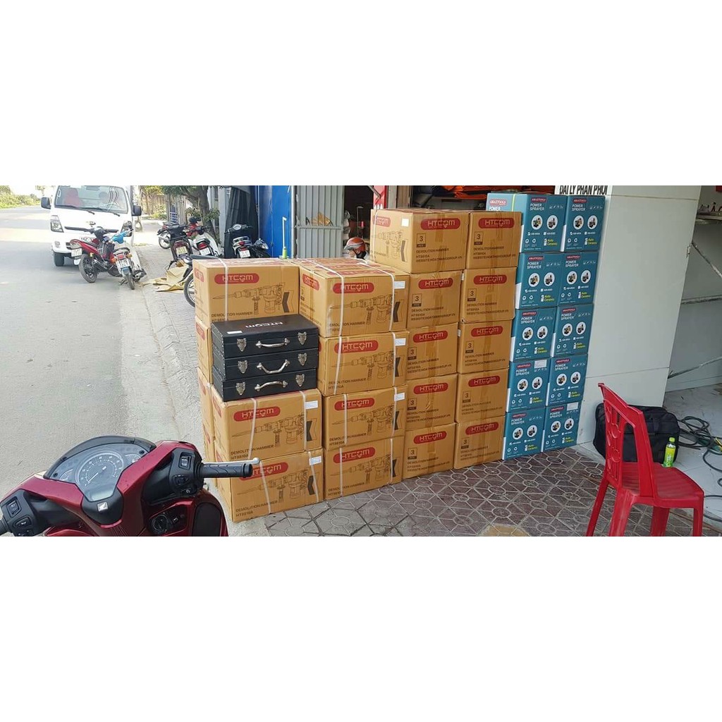 Máy khoan, Máy khoan đục bê tông Amax 0860 ✽ MÁY CHUYÊN KHOAN, CHUYÊN ĐỤC✽ Tặng kèm 2 mũi đục khi mua ✽ Hàng chính hãng