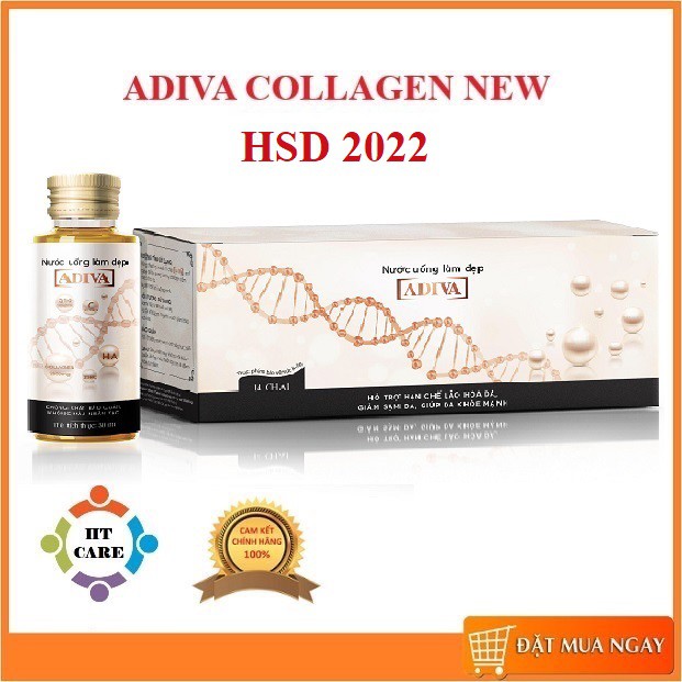 ✅ COLLAGEN ADIVA DẠNG NƯỚC - HỘP 14 LỌ - MẪU MỚI NHẤT