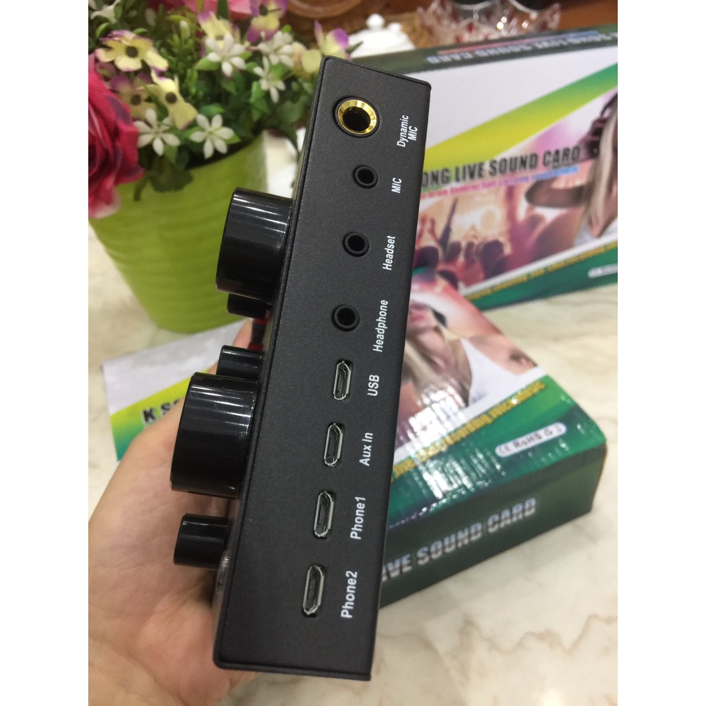 [ SALES OFF] SOUNDCAR V8 TIẾNG ANH HÁT LIVE STREAM- SOUNDCARD V8 TIẾNG ANH