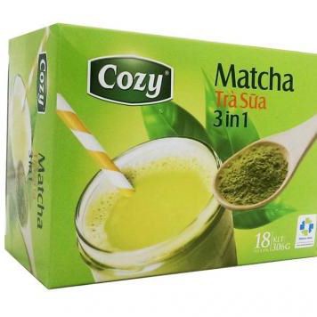 Trà cozy Matcha 3 in 1 - mẫu mới