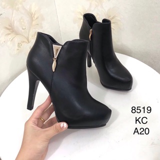 Bốt cổ ngắn 2 đế cao 10 cm