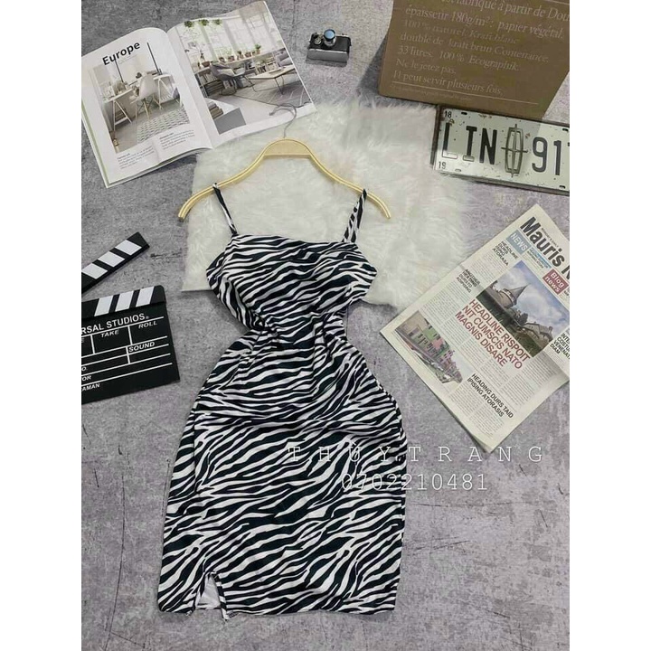 Đầm 2 Dây Body Quyến Rũ Thiết Kế Họa Tiết Hoa Lá Sắc Nét Sang Chảnh Thời Trang Váy Nữ Xm Minh Phúc