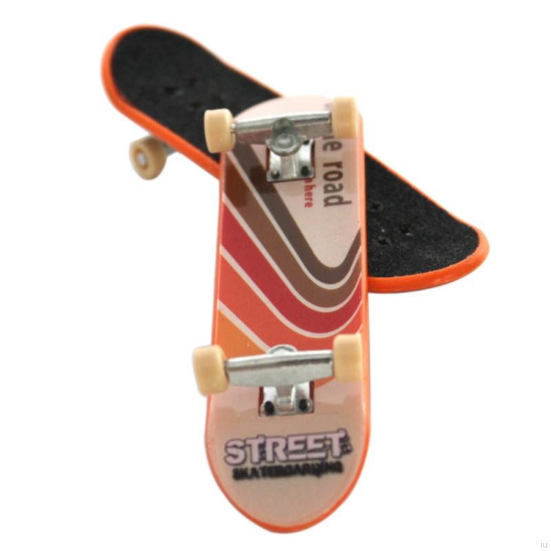 IU Cute Party Favor Kids Finger Board Fingerboard Alloy Skate Boarding Toy