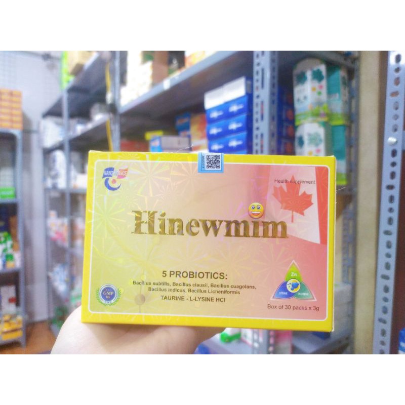 HINEWMIN - Giúp giảm chứng rối loạn tiêu hóa hộp 30 gói
