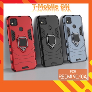 Ốp lưng Xiaomi Redmi 9C 10C 10A iRON MAN IRING Nhựa PC cứng viền dẻo chống sốc