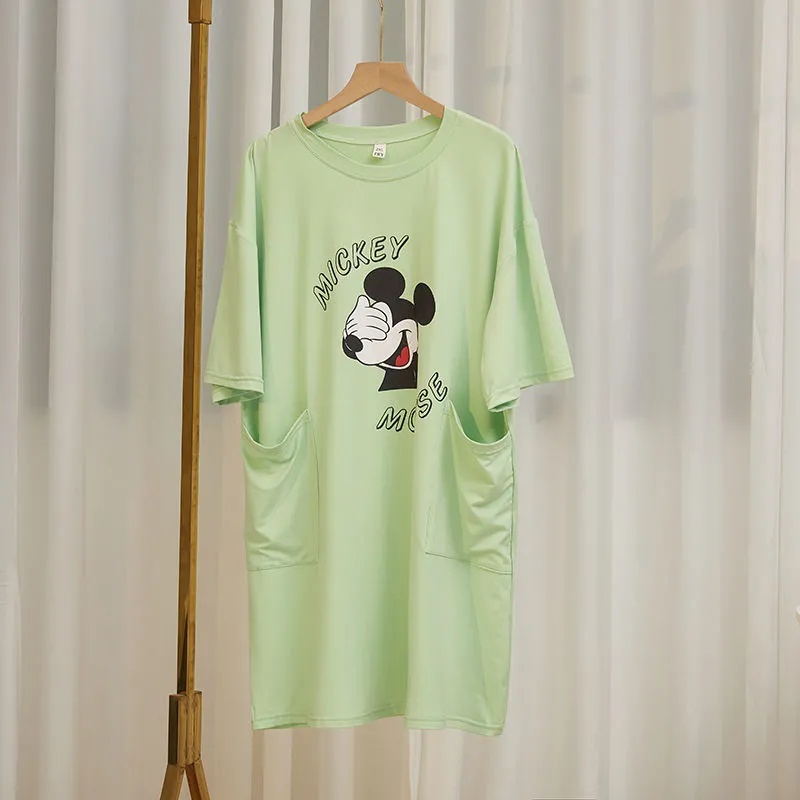 Áo Thun Tay Ngắn Dáng Rộng Plus Size 40-100KG C9371