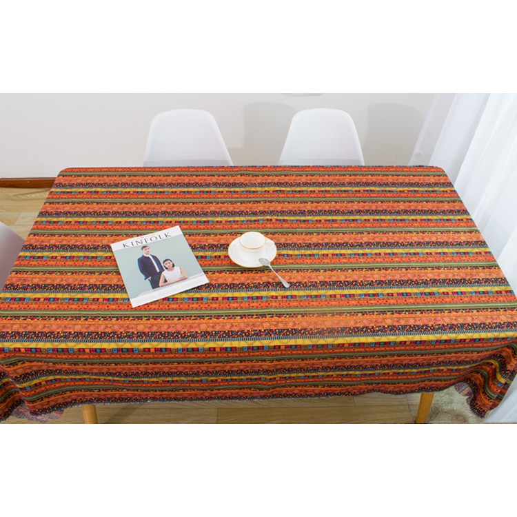 Bộ 4 Tấm Vải Lanh cotton 100 * 147cm Phong Cách bohemian