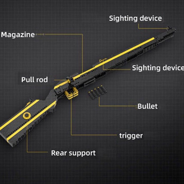 Đồ Chơi Lắp Ráp Mô Hình Súng Kevin183 Kar 98 Moc CSGO Thỏa Sức Sáng Tạo Với 800+ Mảnh Ghép