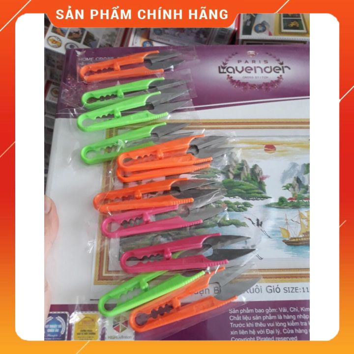 Kim thêu 3 chiếc + 1 kéo cắt chỉ