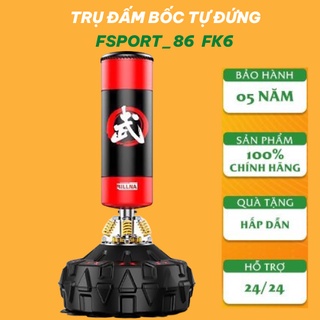 Trụ đấm bốc,trụ đấm boxing,trụ đấm bốc tự cân bằng cao cấp mẫu mới 2022 3 lò xo lớn bảo hành 2 năm