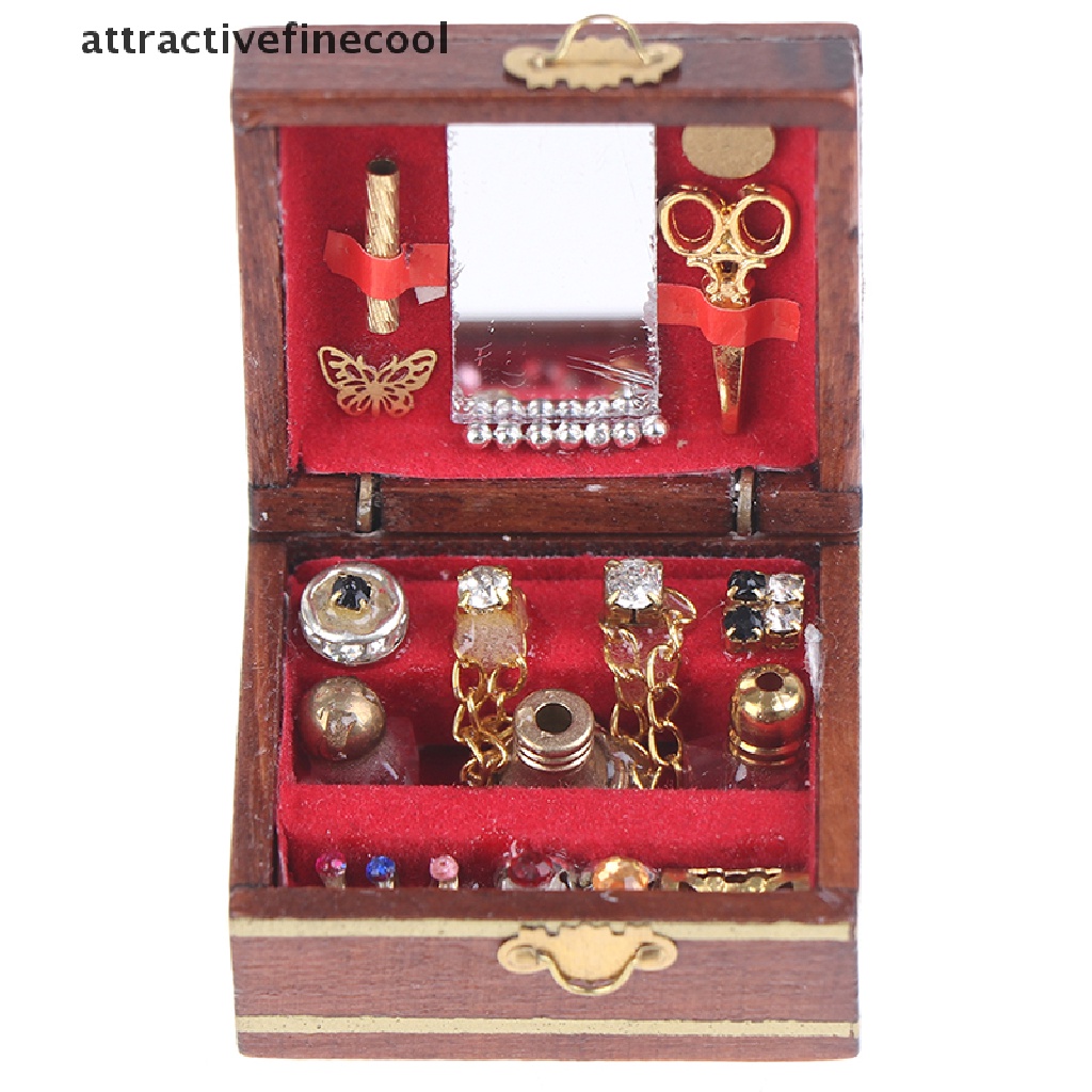 1 Hộp Đựng Trang Sức Mini Trang Trí Nhà Búp Bê