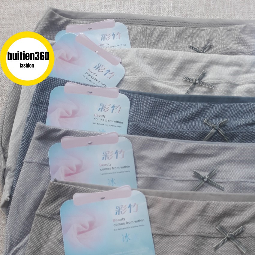 Quần lót nữ cạp cao muối tiêu 528 chất đẹp big size 3xl co dãn cực tốt from to cho người béo mập 60kg-70kg 80kg -90kg | BigBuy360 - bigbuy360.vn