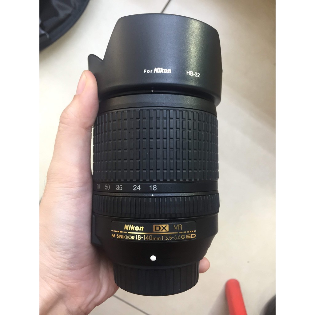 Ống kính Nikon 18-140mm F/3.5-5.6 G ED VR, Mới 95%