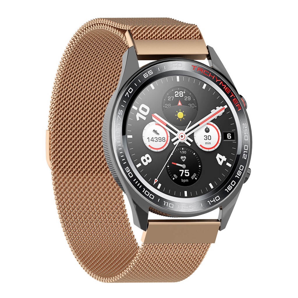 Dây đeo thay thế từ tính bằng kim loại cho đồng hồ Huawei GT GT2 GT2e honor magic watch 2 46mm 42mm tiện dụng