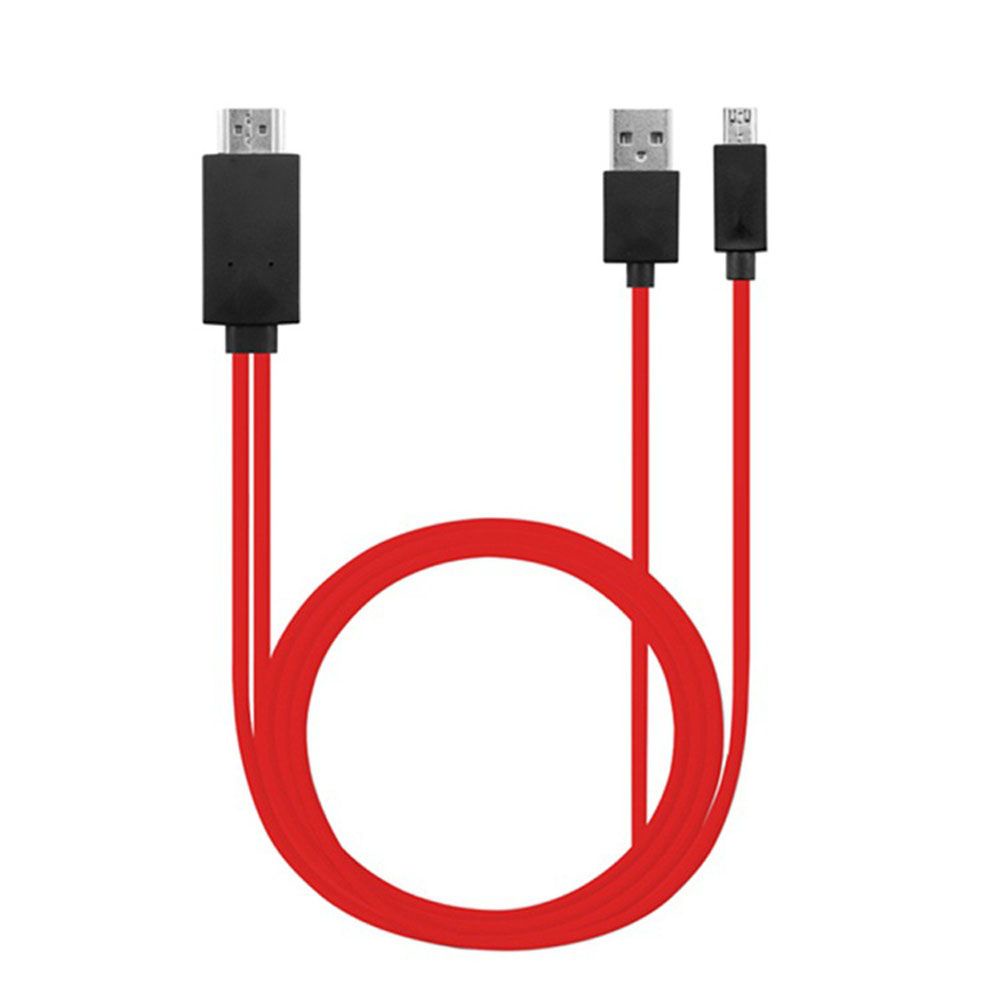 Aaron1 Dây Cáp Chuyển Đổi Cổng Micro Usb Sang Hdmi Cho Hdtv Mhl Tv 1080p Dài 2m