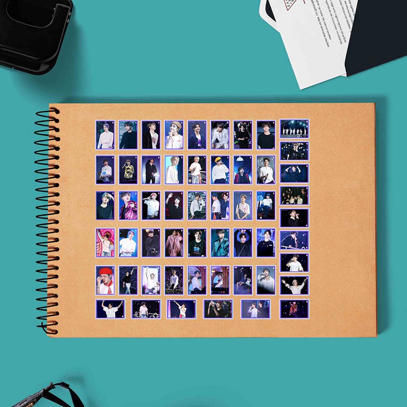 Hộp 54 thẻ ảnh lomo card nhóm nhạc Kpop Bts