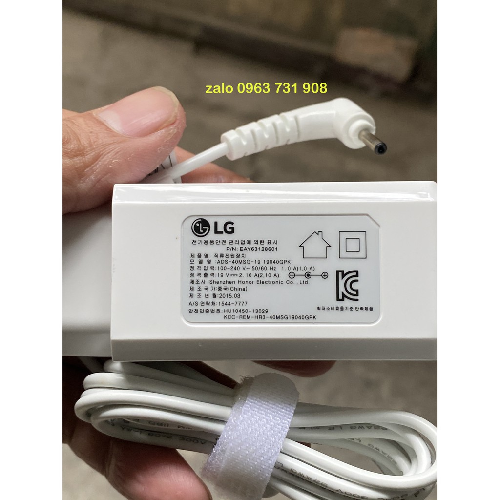 Sạc laptop LG gram 19v 2.1a