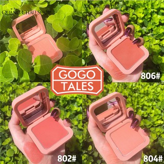 Phấn Má Kiêm Phấn Mắt Gogotales Má hồng vỏ hồng pastel nội địa trung