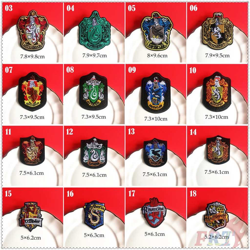 Miếng dán hình huy hiệu Harry Potter cho quần áo