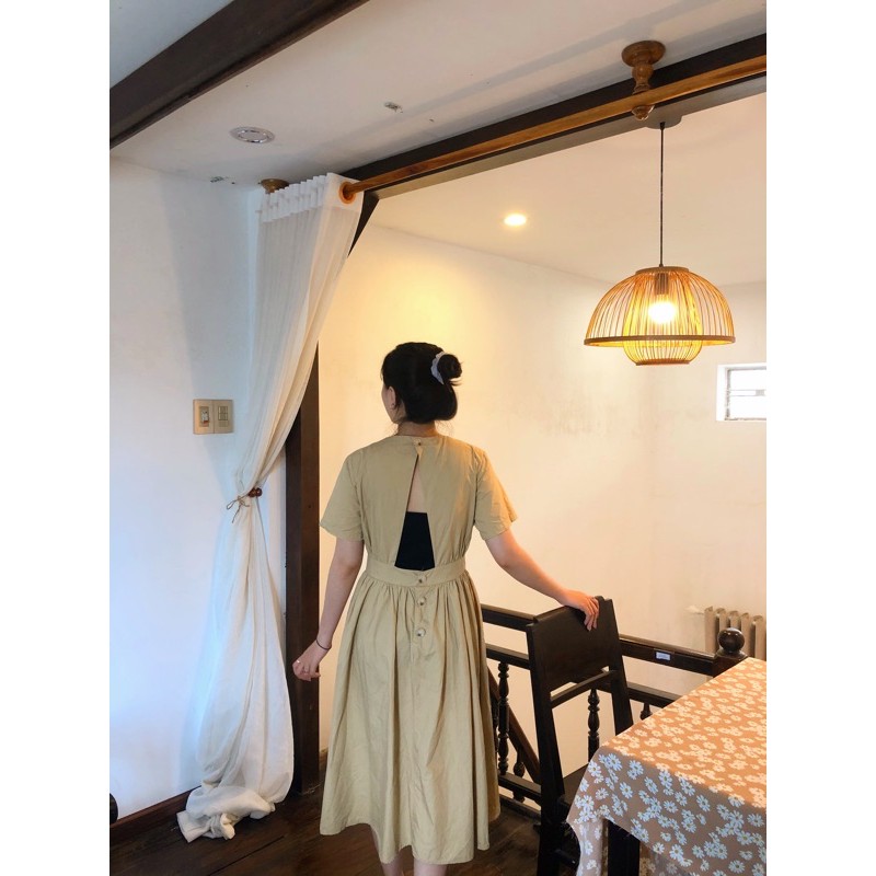 Đầm vintage korea