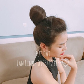 búi dài tóc giả cao cấp