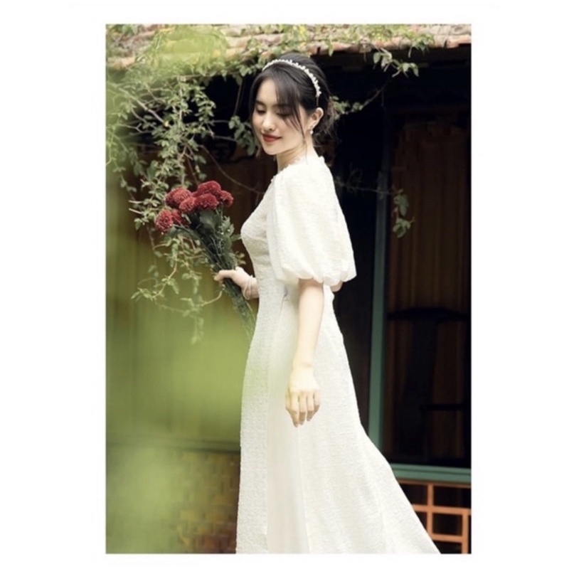 ✾✔ஐÁo dài tết(Sương-mai) thiết kế tay chuông thời trang nhẹ nhàng | BigBuy360 - bigbuy360.vn