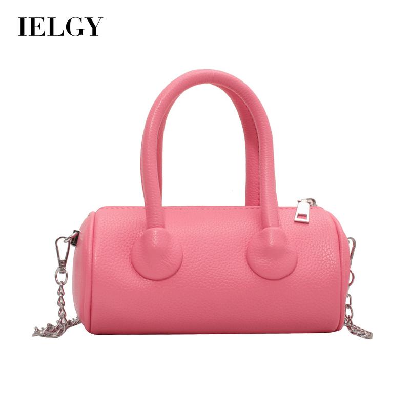 Túi Đeo Chéo Hình Trụ Màu Sắc Đơn Giản Phong Cách Hàn Quốc Thời Trang