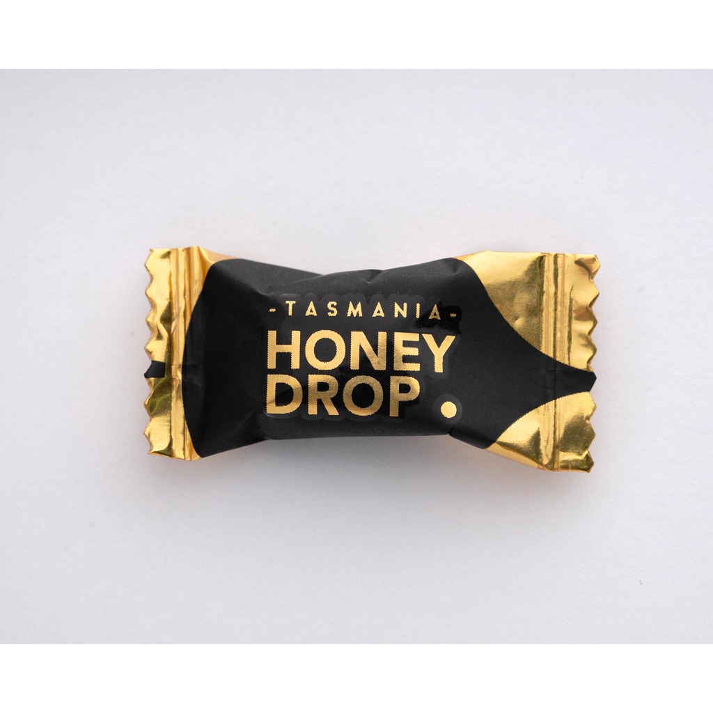 Kẹo Sả Nhân Mật Ong - Honey Drop Leatherwood Vàng Kim Only Nature 33gr