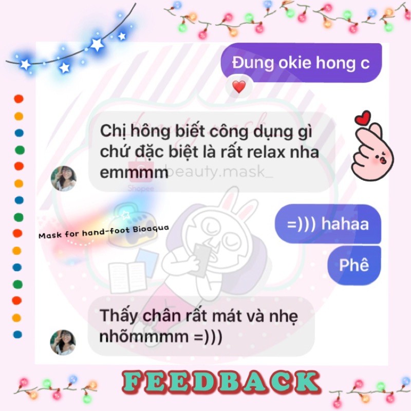 ⛺️🍑 <XEM VIDEO> Mặt nạ dành cho chân và tay nội địa Trung nhà Bioaqua 🍑⛺️