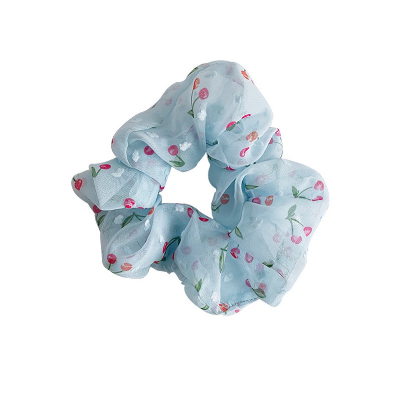 Dây Cột Tóc Vải Nhung Scrunchies Màu Trơn, Dây Buộc Tóc Scrunchies Đẹp Tại Hà Nội