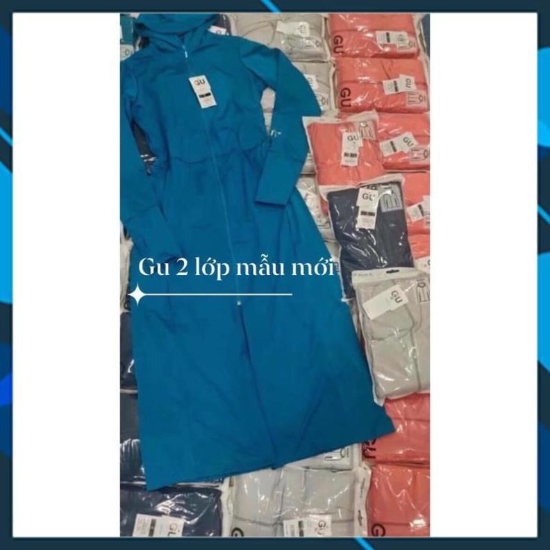 [Áo 2 lớp loại 1 xuất dư]Áo chống nắng 2 lớp toàn thân Gu cao cấp 2021 TKS1
