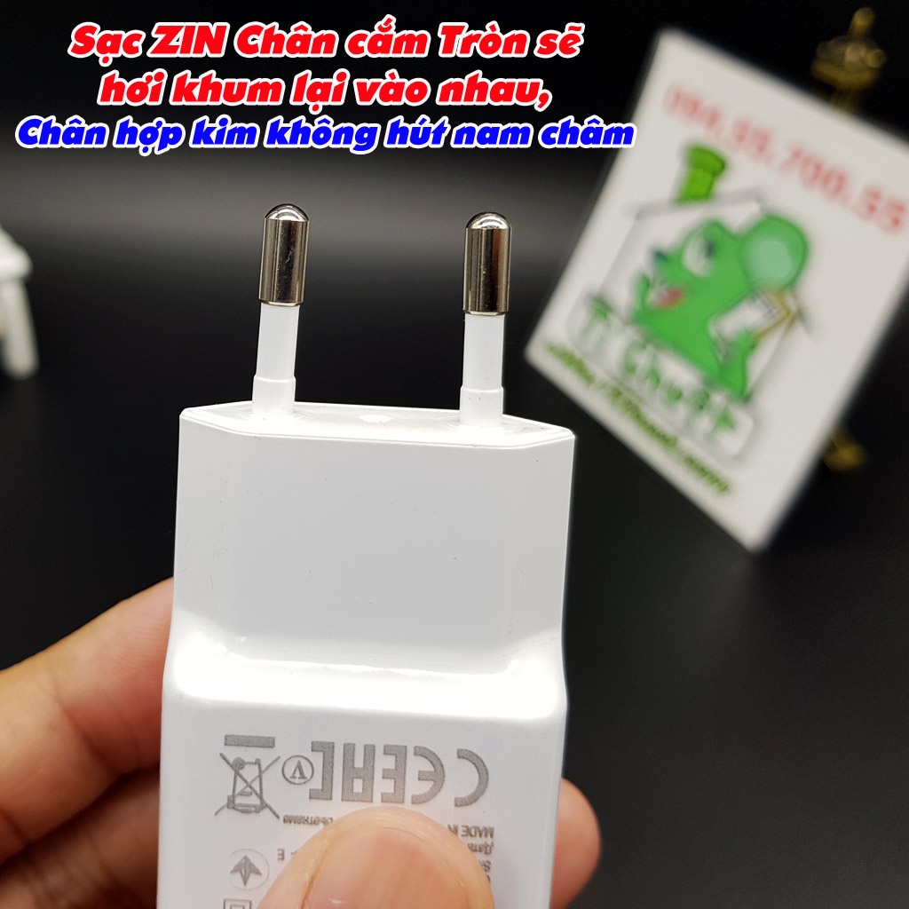 [Chính Hãng] Sạc Samsung 2A 10W EP-TA10 ZIN Galaxy S5, Note 3, Tab A/S Series, Cực Nhanh cho PIN Dự Phòng