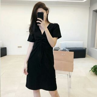 VÁY RÚT NGỰC DÁNG SUÔNG