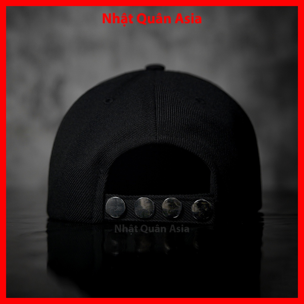 Nón SuperDry đen snapback khóa bấm cao cấp - Nhật Quân Asia nhatquanasia capman