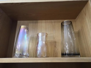 Bình thuỷ tinh tráng bóng cao 22cm (hàng không có sẵn )
