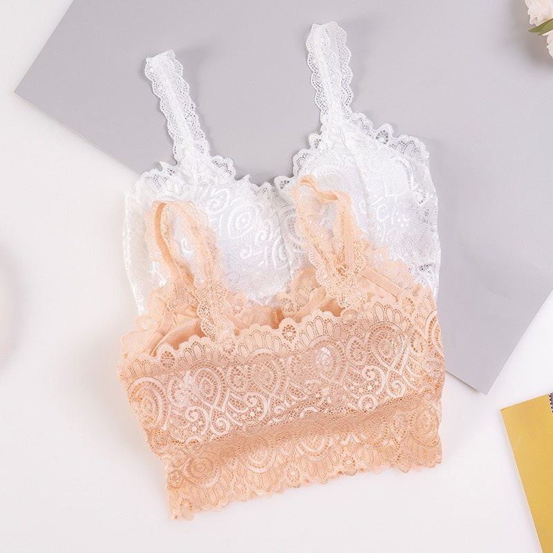 Áo Bra Cho Nữ 2 Dây Ren Mềm Siêu Sexy Mã 077