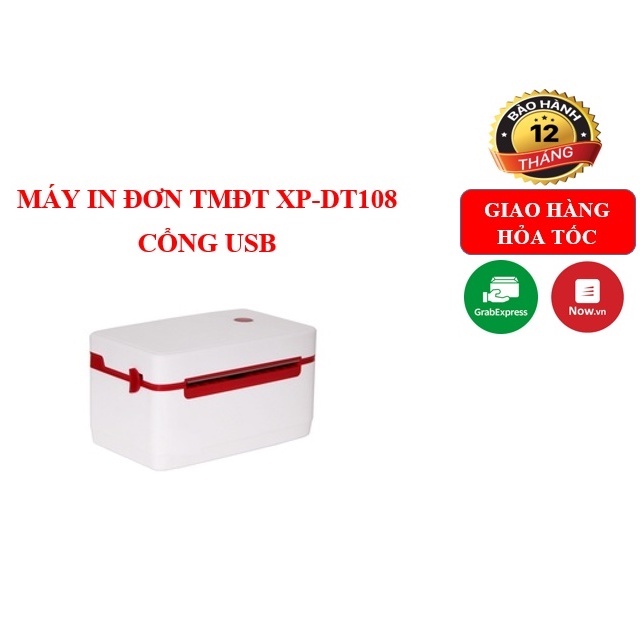 Máy In Đơn Hàng TMĐT, Tem Nhãn Vận Chuyển Xprinter XP - DT108B