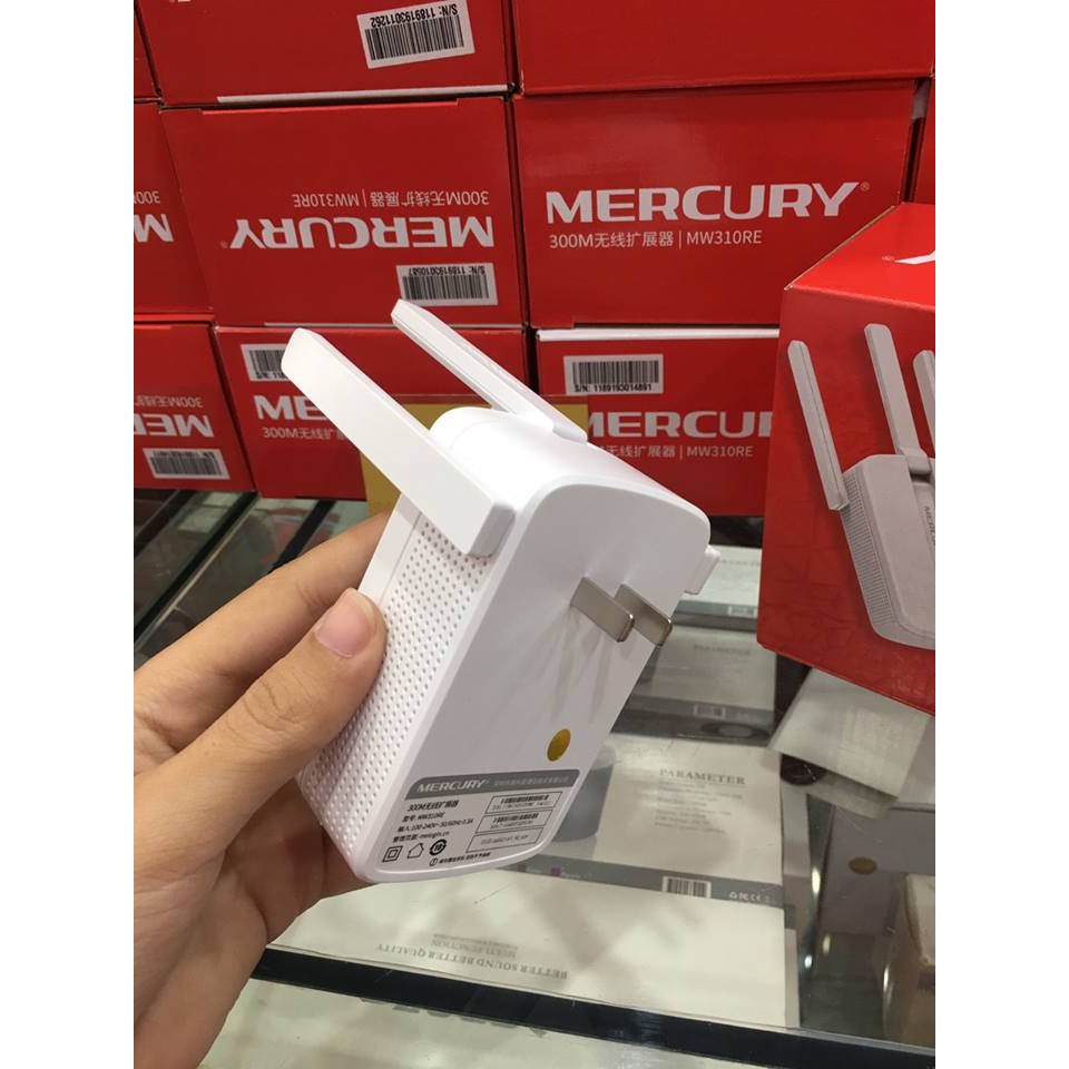 Kích sóng WIFI MERCURY MW310RE 3 râu (Chính hãng - Bảo hành 03 tháng) | BigBuy360 - bigbuy360.vn