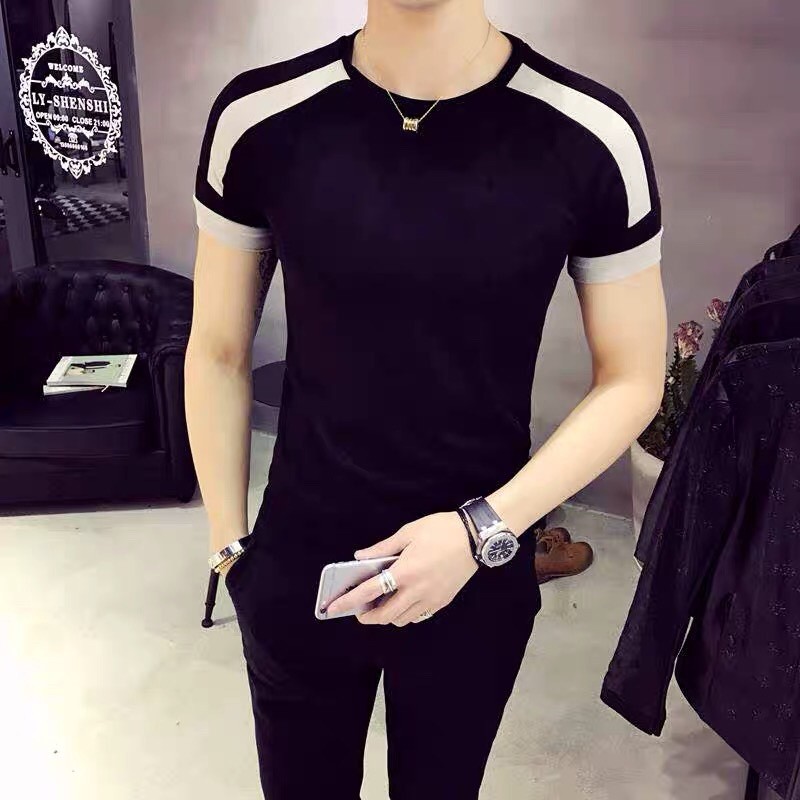 ÁO THUN NAM DÁNG ÔM BODY ÁO PHÔNG VẢI ĐẸP THUN LẠNH MẶC MÁT BODY 01